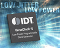 IDT, 새로운 VersaClock 6 프로그래머블 클록 발생기 수상 경력을 자랑하는 VersaClock 제품군 최고 성능 달성